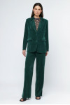 VELVET CORDUROY BLAZER AND TROUSERS GREEN 